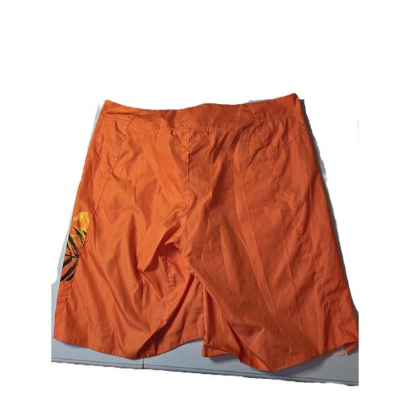 RLX Ralph Lauren Mens Polyester Shorts XL Orange With Drawstring RN 41381 - Picture 3 of 6